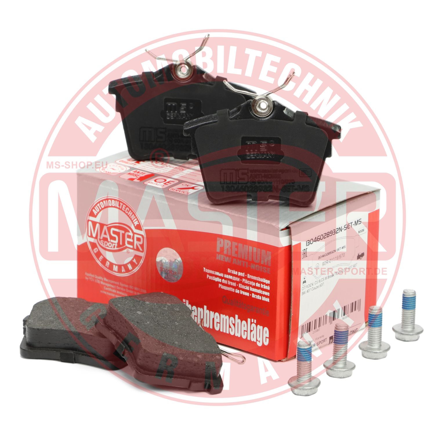 Placute frana MASTERSPORT GERMANY 13046028932N-SET-MS